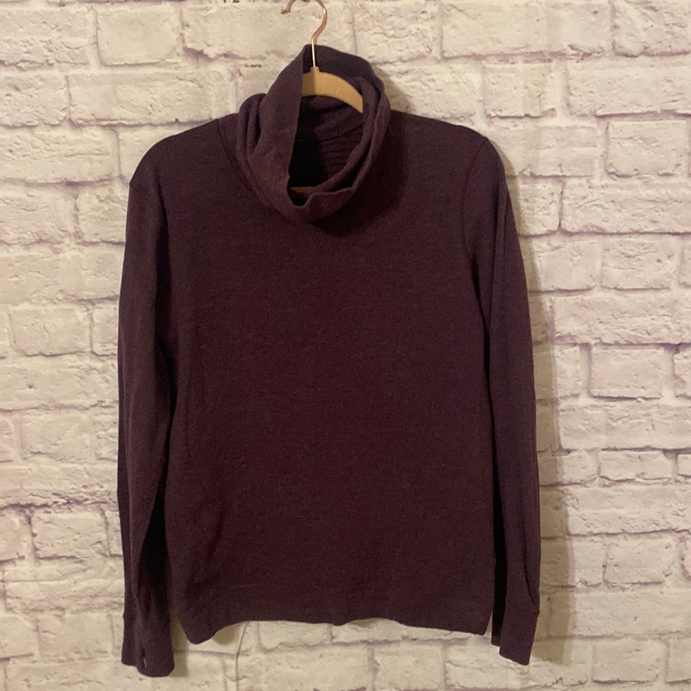 Lululemon heather purple cowl neck sweatshirt